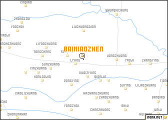 map of Baimiaozhen