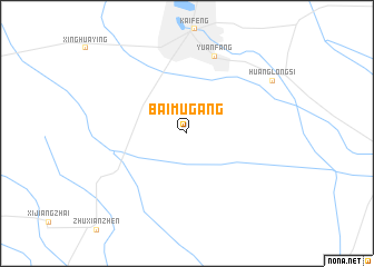 map of Baimugang