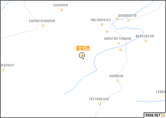 map of (( Baim ))