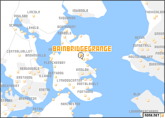 map of Bainbridge Grange