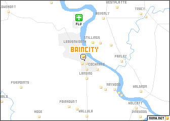 map of Bain City