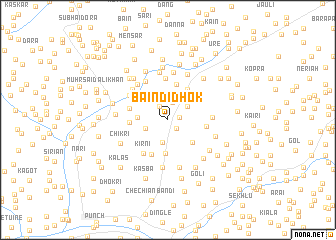 map of Bāīn di Dhok