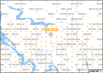 map of Bainna