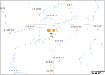 map of Baird