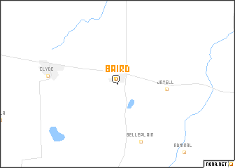 map of Baird