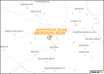 map of Bairro da Lagoa