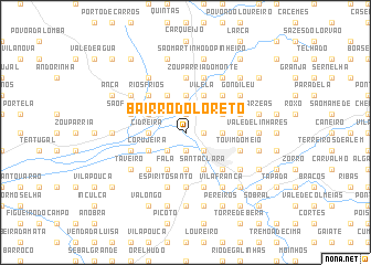 map of Bairro do Loreto