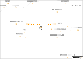 map of Bairro Paiol Grande