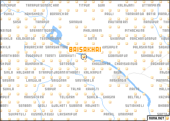 map of Bāisākhāi