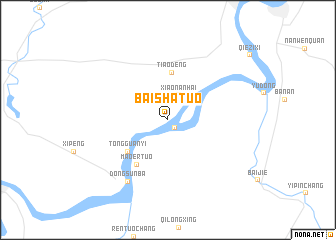 map of Baishatuo