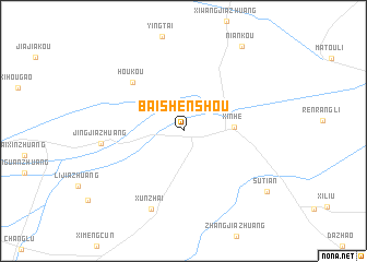map of Baishenshou