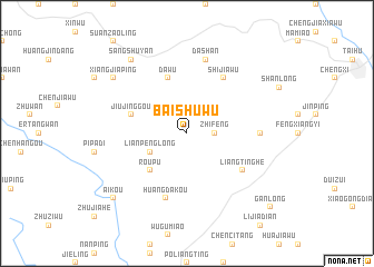 map of Baishuwu