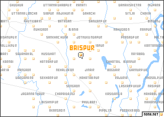 map of Bāispur