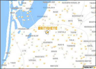 map of Baïti Dièye