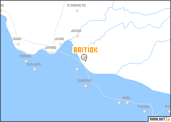 map of Baitiok