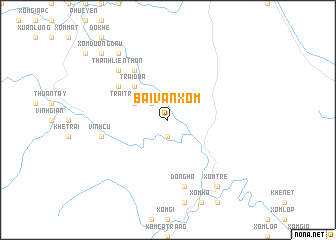 map of Bai Vạn Xóm