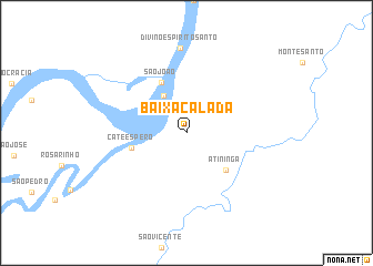 map of Baixa Calada