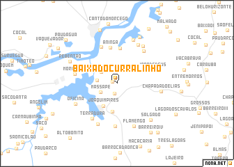 map of Baixa do Curralinho