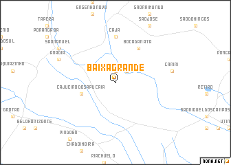 map of Baixa Grande