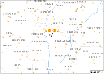 map of Baixão