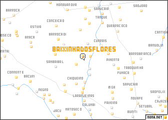 map of Baixinha dos Flores
