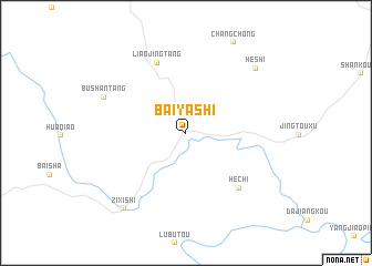 map of Baiyashi