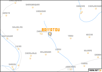 map of Baiyatou