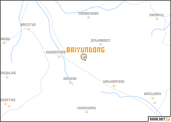 map of Baiyundong