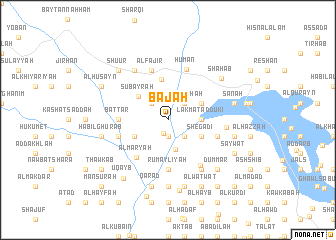 map of Bājaḩ