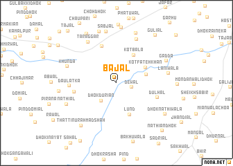 map of Bajāl