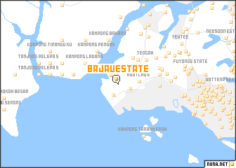 map of Bajau Estate