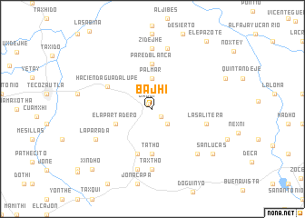 map of Bajhí