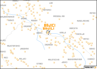 map of Bajići
