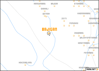 map of Bājīgān