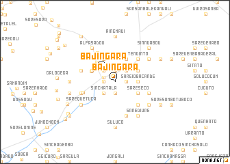 map of Bajíngarà