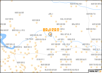 map of Bajiran