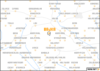 map of Bajka