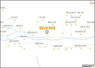 map of Bajkovo