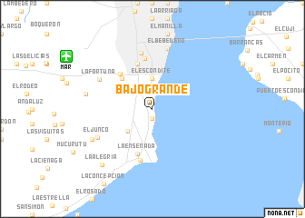 map of Bajo Grande