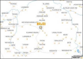 map of Bajoí