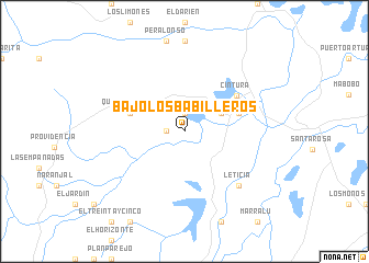 map of Bajo Los Babilleros