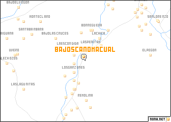 map of Bajos Caño Macual