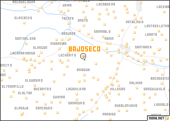map of Bajo Seco