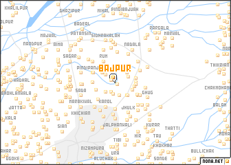 map of Bājpur