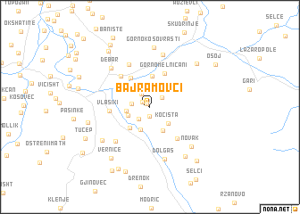 map of Bajramovci