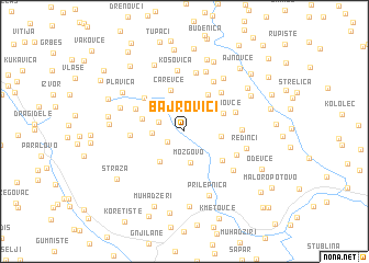 map of Bajrovici