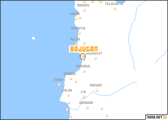 map of Bajugan
