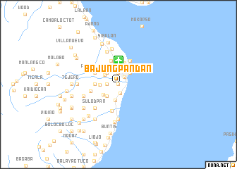 map of Bajungpandan