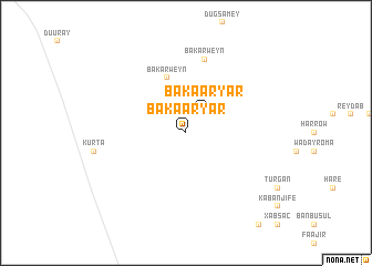 map of Bakaar Yar