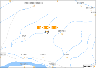 map of Bakachinak